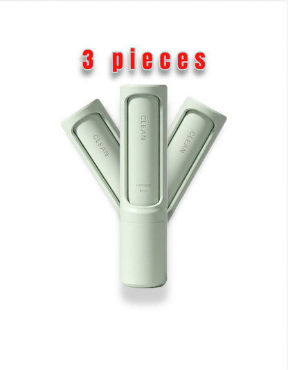 2-1 Reusable Pet Hair Remover Brush Lint Roller Portable Effective Self Cleaning Tool for Cat Dog Fur Hair Dust Removal Brush