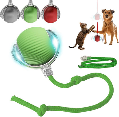 Smart Automatic Pet Teasing Ball Interactive Moving Toy for Fun, Active Play & Anxiety Relief for Cats & Dogs