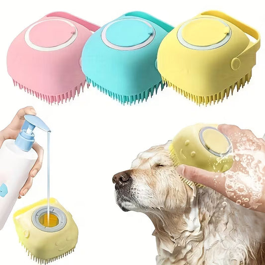 Pet Bath Brush Pro Soft Silicone Massage