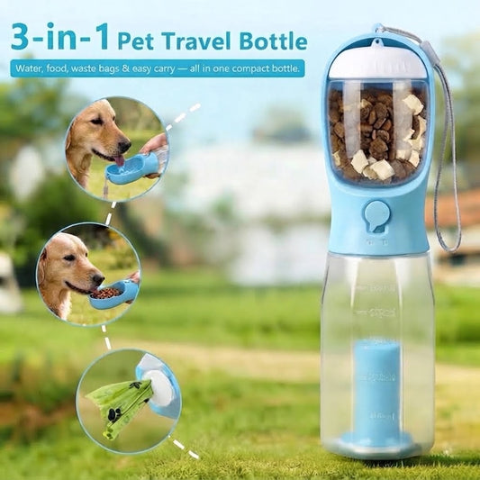 3-in-1 Pet Travel Bottle