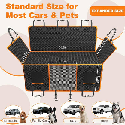 Oxford Cloth Car Pet Mat Car Rear Seat Anti-dirty