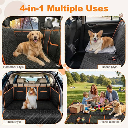 Oxford Cloth Car Pet Mat Car Rear Seat Anti-dirty