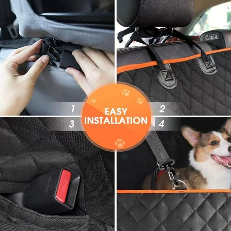 Oxford Cloth Car Pet Mat Car Rear Seat Anti-dirty