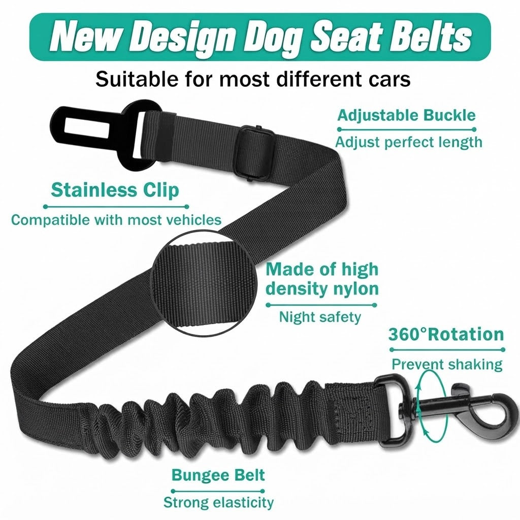 Adjustable Pet Car Seat Belt